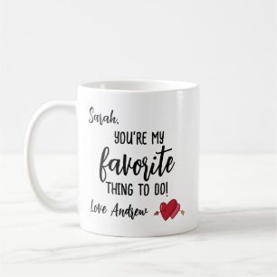 Mug Drôle cadeau personnalisé de Saint Valentin