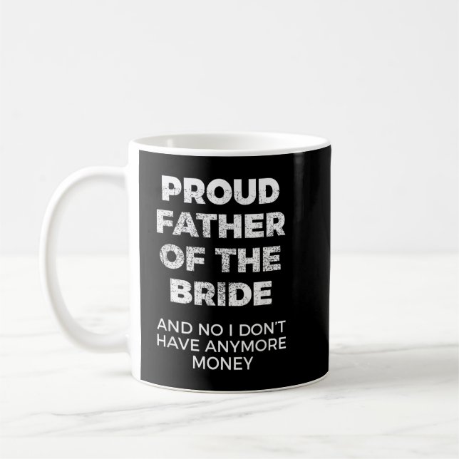 Mug Drôle cadeau pour le père de la mariée (Gauche)