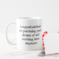 Drôle cadeau pour les collègues Boss quittant le t