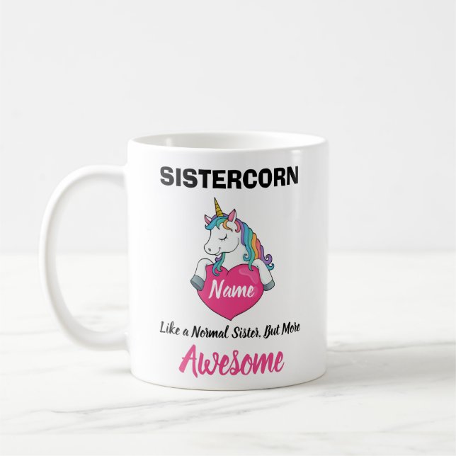 Mug Drôle cadeau pour Soeur Novelty Anniversaire prése (Gauche)