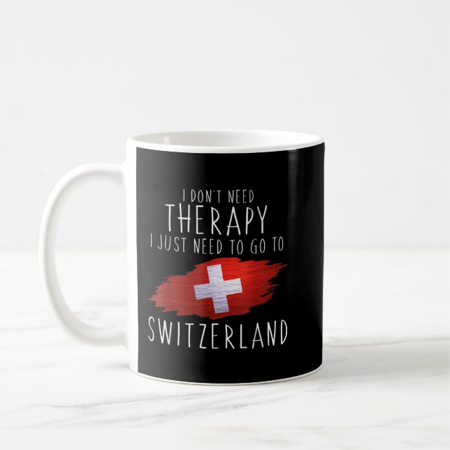 Mug Drôle Cadeaux Suisses Aller en Suisse Cadeaux Swi (Gauche)
