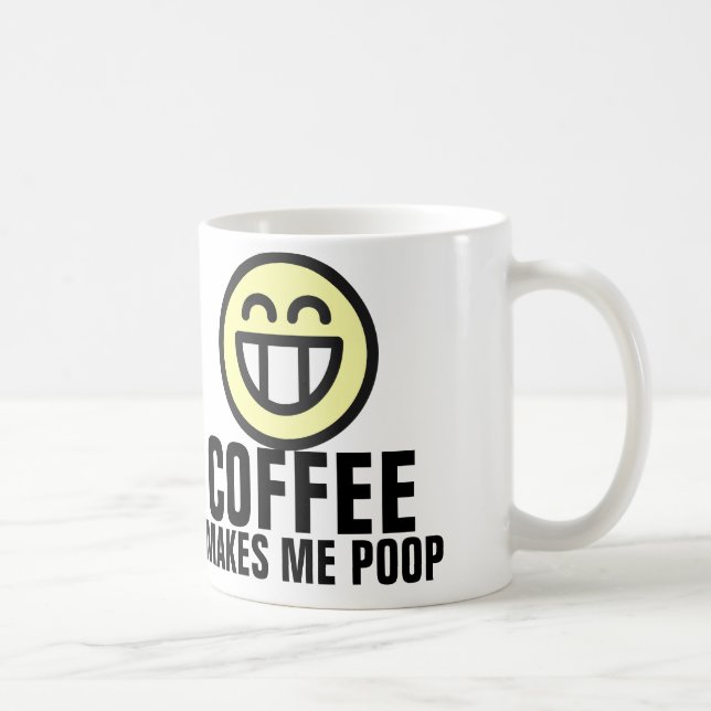 Mug Drôle café d'anniversaire me fait de la pâte de ca (Droite)