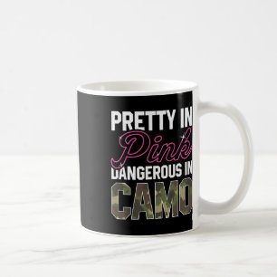 Mug Drôle Caméléon Rose Graphique Chasse Femmes Cerf B