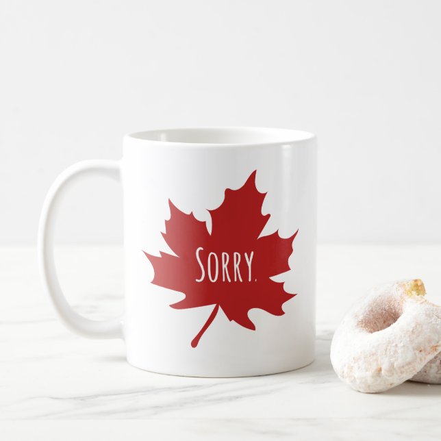 Mug Drôle canadien (Avec donut)