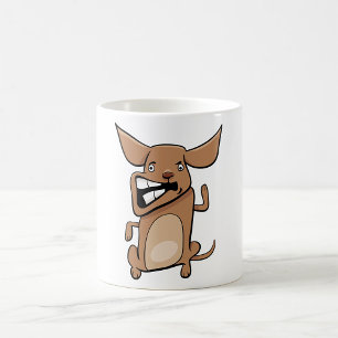 Mug Drôle Cartoon fou chien Hilarious mignon animal an