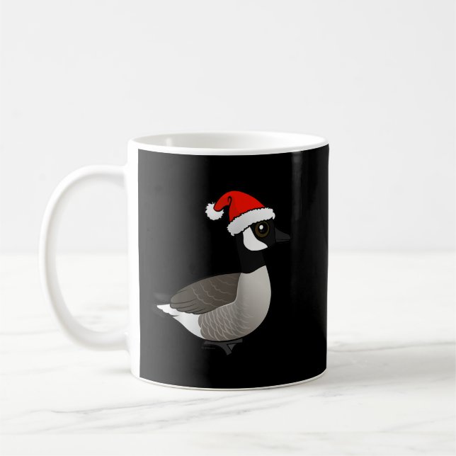 Mug Drôle Cartoon mignon Père Noël Canada Goose Christ (Gauche)