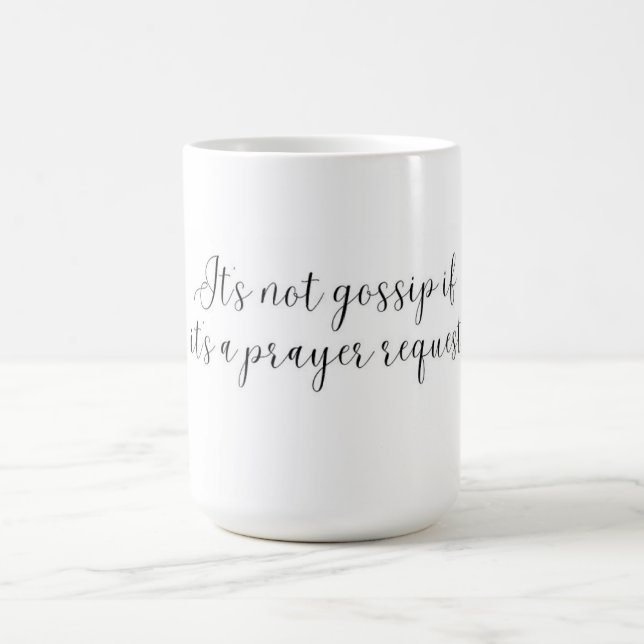 Mug drôle Ce n'est pas des commérages (Centre)