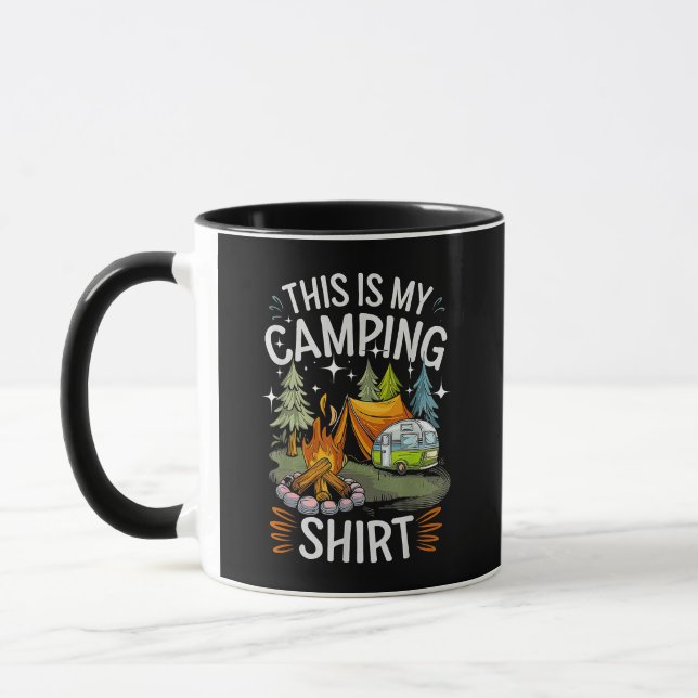 Mug Drôle C'est Mon Camping Pour Campeur (Gauche)