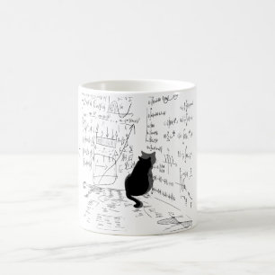 Mug Drôle Chat de Schrodinger en coin