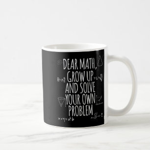 Mug Drôle Cher Math Grandir Citation Solveur de Problè