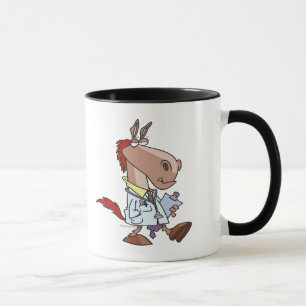 Mug drôle cheval doc docteur dessin