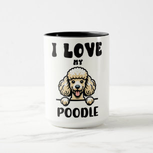 Mug Drôle chien de caniche