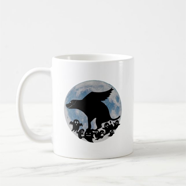 Mug Drôle chien d'Halloween (Gauche)
