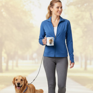 Mug Drôle Chien Marcher Buddy Lunettes de soleil Perso