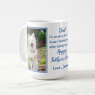 Mug Drôle Chien Papa - Fête des pères Animal Photo Chi