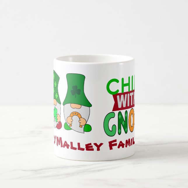Mug Drôle Chillin avec mon Jour de la Saint Patrick Gn (Centre)
