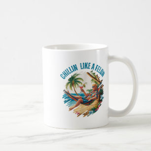 Mug Drôle Chillin Comme Un Felon Été 2024 2024 Trump