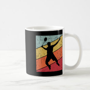 Mug Drôle Chute Dminton Pour Hommes Femmes Vintage Rét