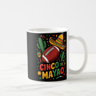 Mug Drôle Cinco De Mayo Football Américain Papa Maman