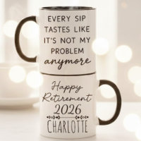 Drôle Citation Joyeuse Retraite Pas Mon Problème