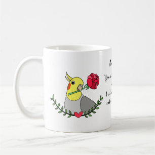 Mug Drôle Cockatiel Maman Cadeau Oiseau Amant Nom pers