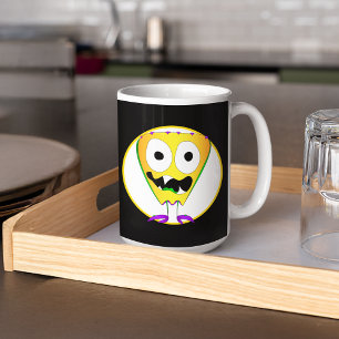 Mug Drôle, Coloré, Monstre De Dessin, Halloween