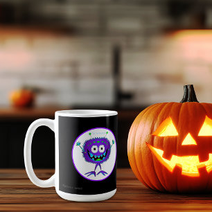 Mug Drôle, Coloré, Monstre De Dessin, Halloween
