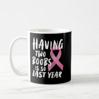 Mug Drôle Conception du cancer du sein Mastectomie Rag