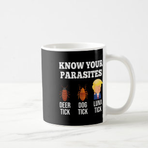 Mug Drôle Connaissez Vos Parasites Anti Trump Tick 202