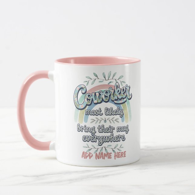 Mug Drôle Coworker Cadeaux Les Plus Probables : PERSON (Gauche)