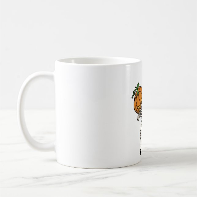 Mug Drôle Dabbing Citrouille Head Soccer Idée cadeau (Gauche)