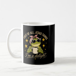 Mug Drôle d'abord Jésus pense que c'est un plaisir Flo