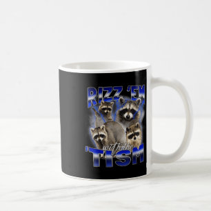 Mug Drôle d'autisme Rizz Em avec le mème Tism autistiq