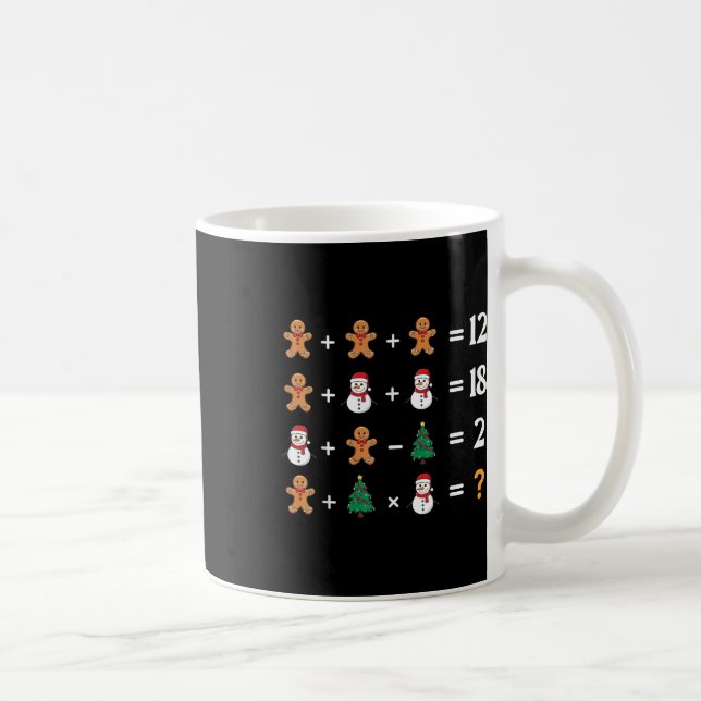 Mug Drôle de 6 7 Meme Noël Ordre des Opérations Mathém (Droite)