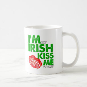 Mug drôle de baiser anti-irlandais