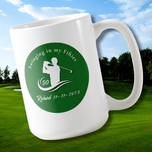 Mug Drôle de balancement dans mes années 50 Joueur de 
