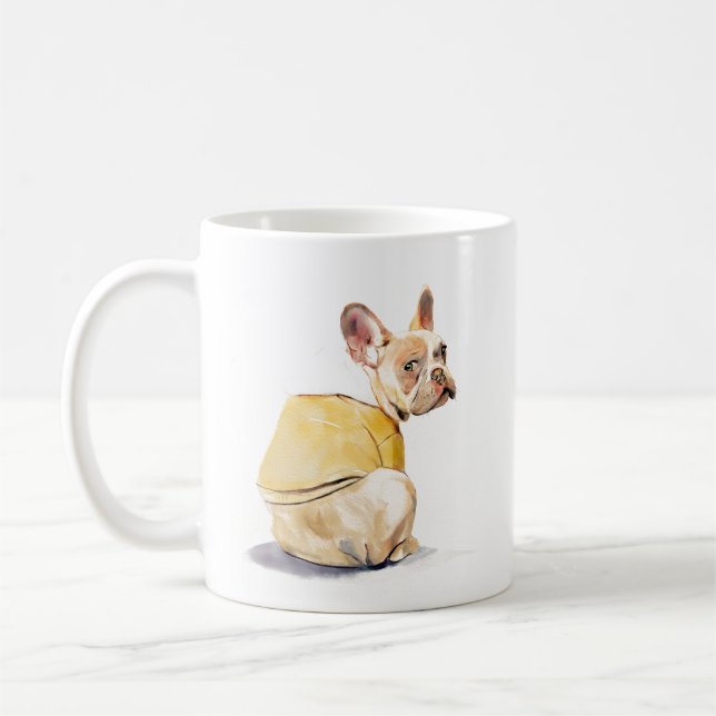 Mug drôle de Bouledogue Français – Mug à café Fren (Gauche)