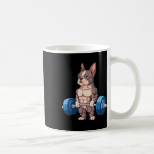 Mug Drôle de bouledogue français musculation bodybuild