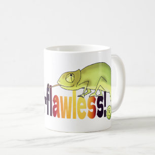 Mug Drôle de Camou-flawless Pun de Caméléon