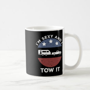 Mug Drôle de camping-car, je suis Y et je le remorque