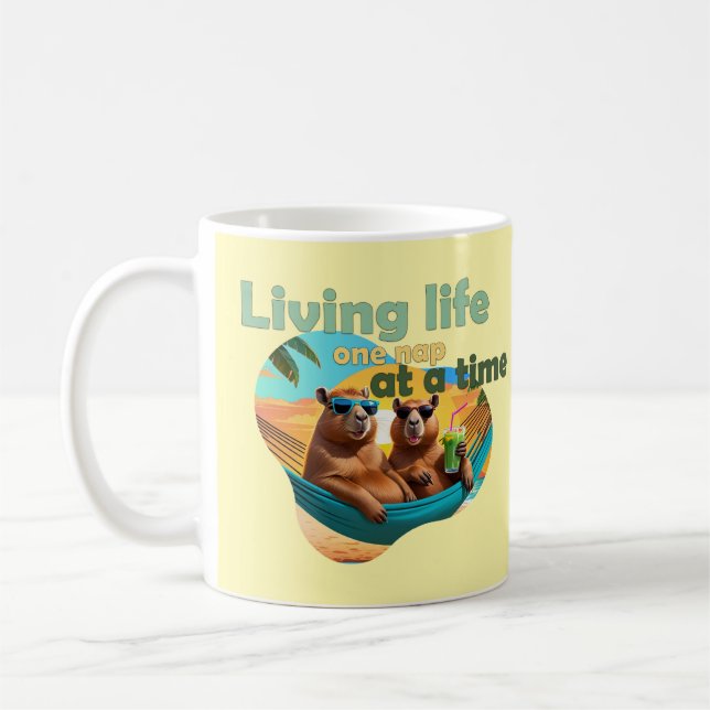 Mug drôle de capybara, cadeau, mignon capybara, ne pas (Gauche)