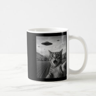 Mug Drôle de chat éd surpris selfie avec un chat extra