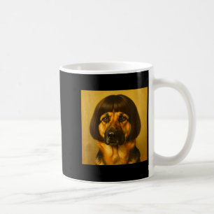 Mug Drôle de chien Berger allemand coupe de cheveux Bo
