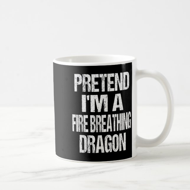 Mug Drôle de dragon cracheur de feu Halloween (Droite)
