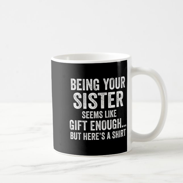 Mug Drôle de frère Citation d'humour sarcastique de fr (Droite)