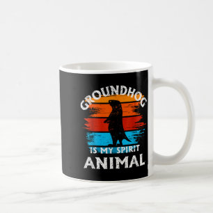 Mug Drôle de jour de la marmotte la marmotte est mon a