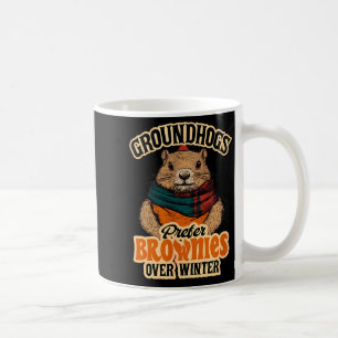 Mug Drôle de jour de la marmotte les marmottes préfère