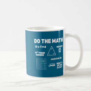 Mug Drôle de maths 67 mème Six Sept