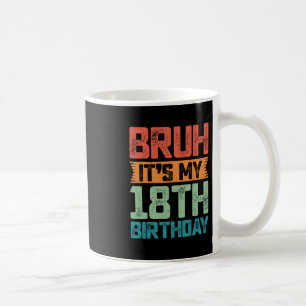 Mug Drôle de mec c'est mon 18ème anniversaire 18 ans n