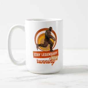Mug Drôle de motivation de course de Bigfoot